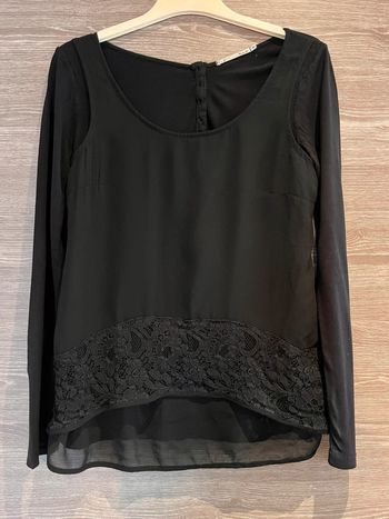T shirt blouse ddp noir M / 38
