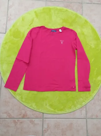 Tee-shirt ML rose Okaïdi taille 12 ans