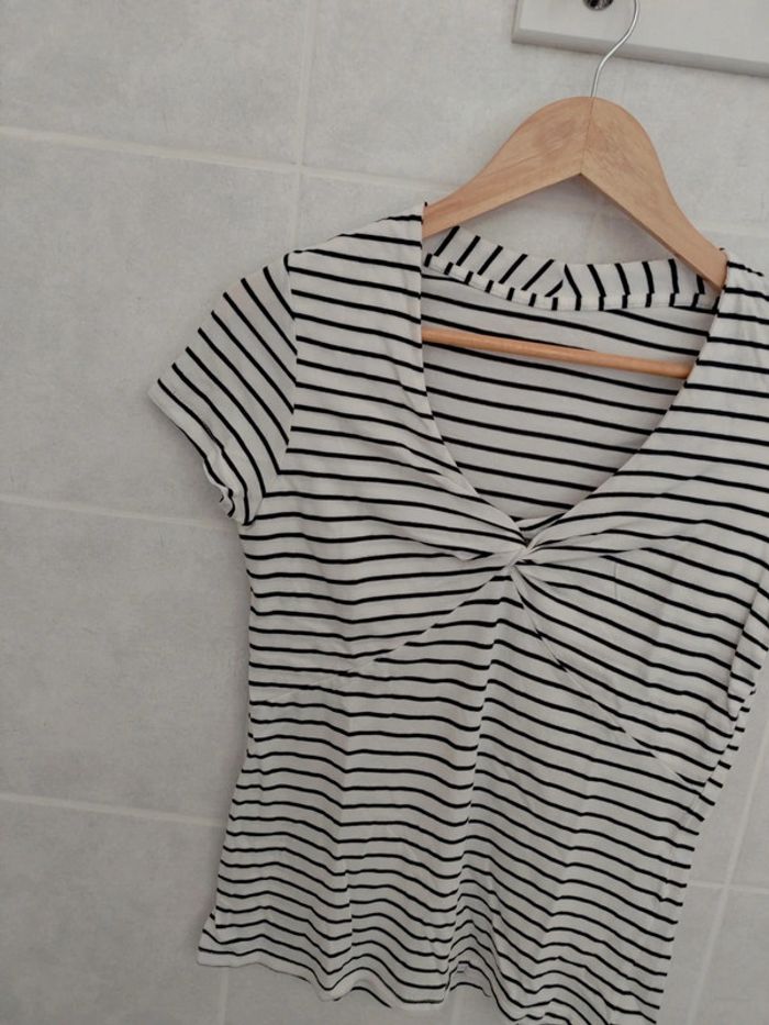 Tee shirt marinière comme neuf - photo numéro 3
