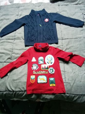 Gilet et sous pull sergent major 