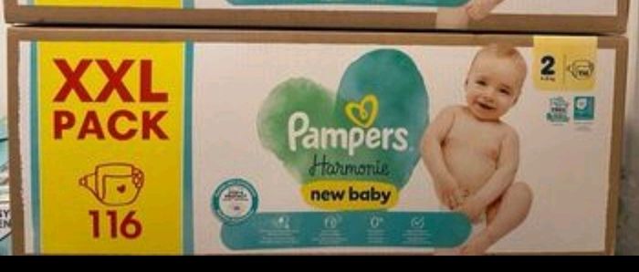 1 Carton de couche pampers harmonie taille 2