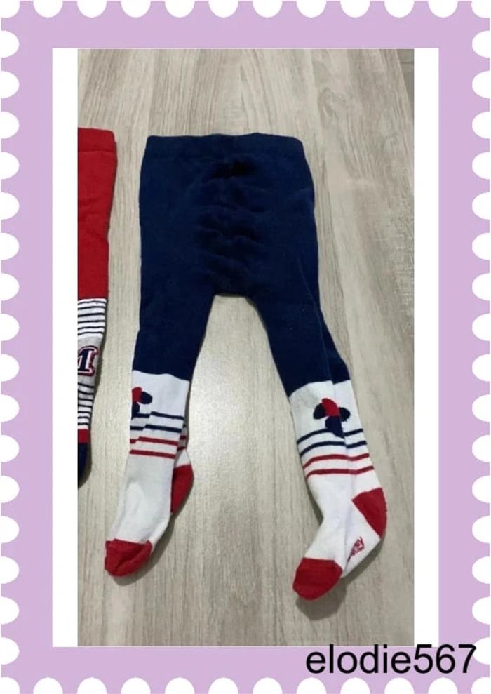 Lot de 2 paires de collants Disney - photo numéro 3