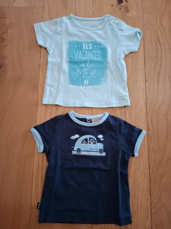 Lot 2 t-shirt 6mois