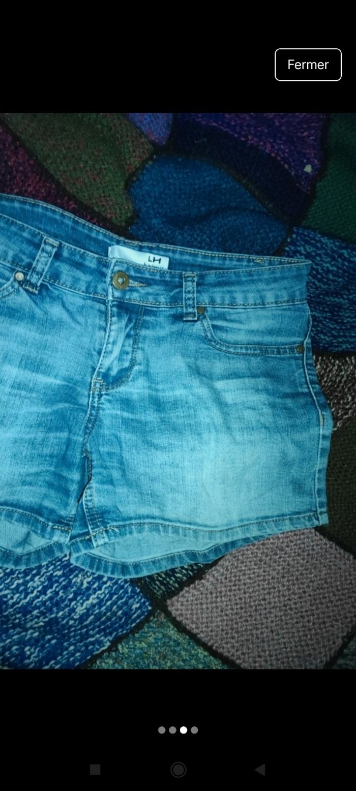 Très beau short jeans f61 - photo numéro 4