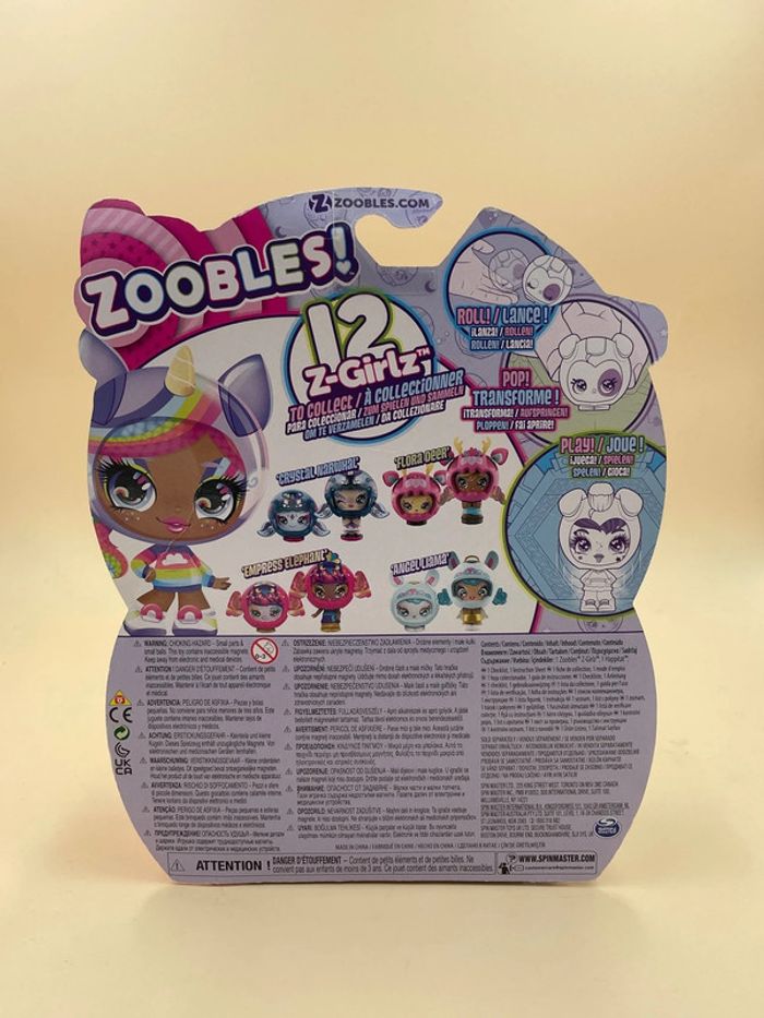 Figurine Zobbles Zoobles Z-Girlz et Happitat Spin Master neuf - photo numéro 2