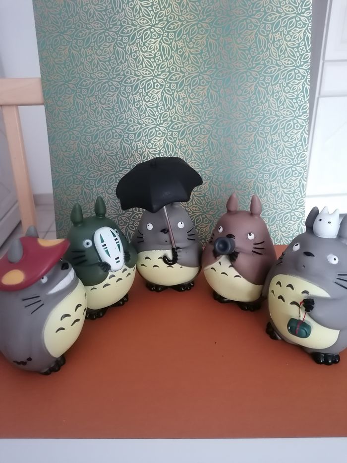 Lot de 5 Figurines Mon voisin Totoro Studio Ghibli - photo numéro 2