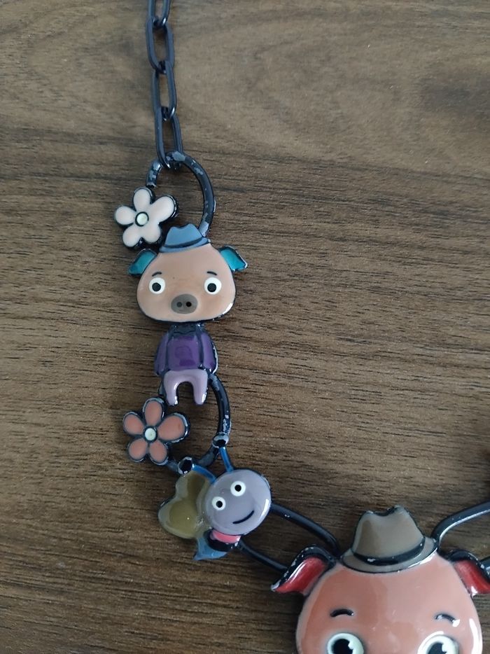 Collier fantaisie  métallique  fille - photo numéro 3