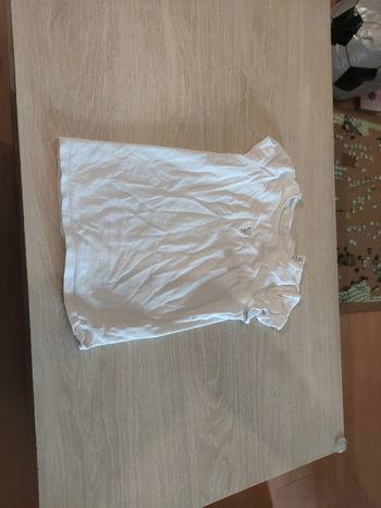 Tee shirt blanc okaidi 8 ans