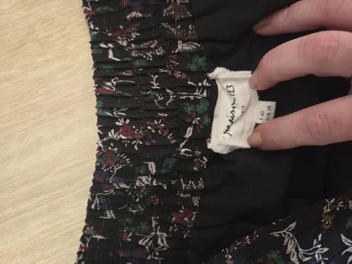 jupes longue Maison 123 noir et multicolore taille L - photo numéro 4