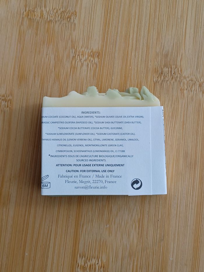Savon verveine et argile verte - photo numéro 4