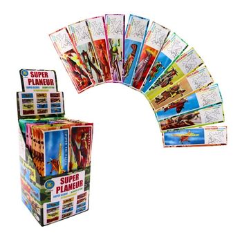 24 avions planeurs en polystyrène pour anniversaire kermesse 