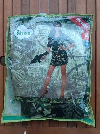 Déguisement femme militaire 3 pièces