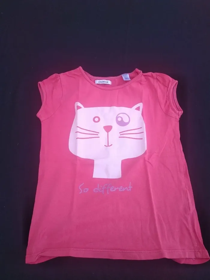 Lot de 12 Tee shirt Fille Taille 6 Ans - photo numéro 13