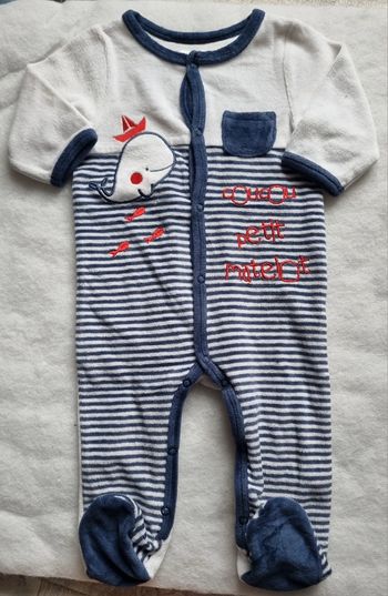 Pyjama garçon 6 mois baleine