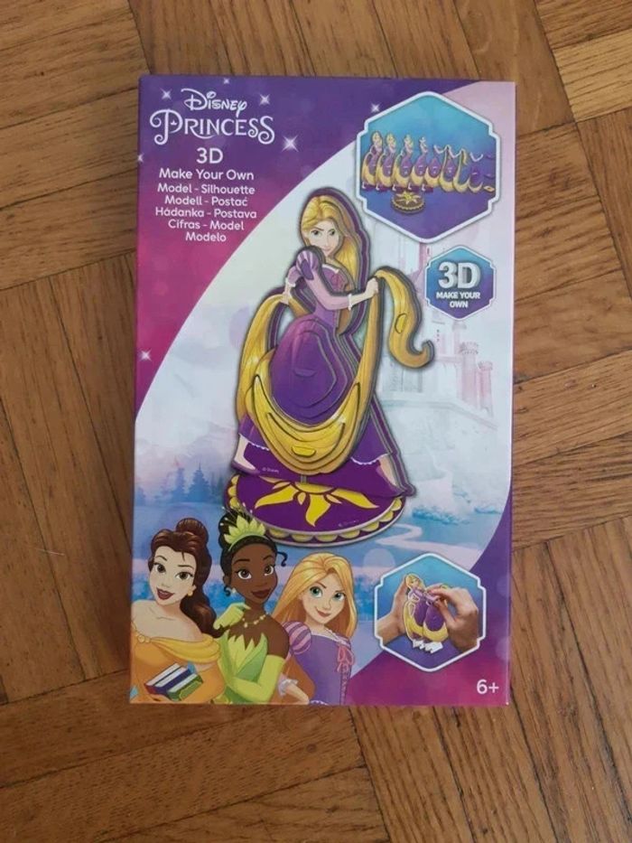 Figurine raiponce 3D a construire