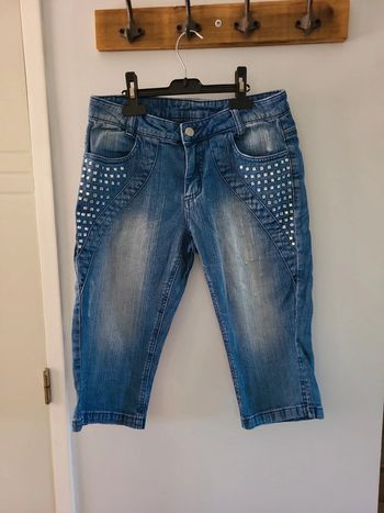 Bodyflirt pantacourt jeans bleu Taille 36 S