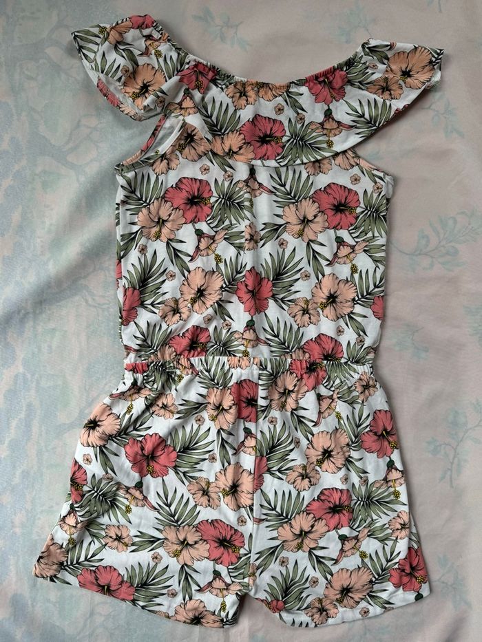 Combinaison short fleurs - photo numéro 2