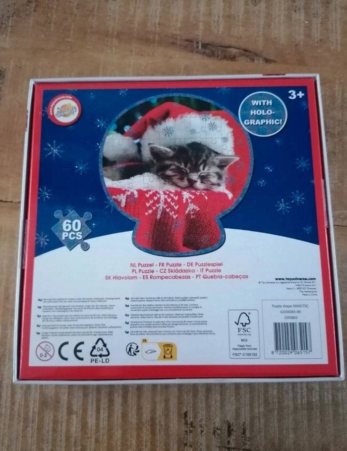 Puzzle noël animaux - photo numéro 3