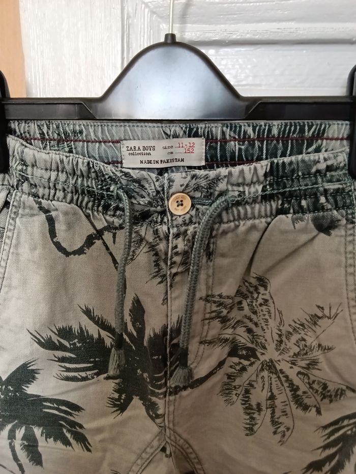 Bermuda Zara kaki clair et kaki foncé - photo numéro 2