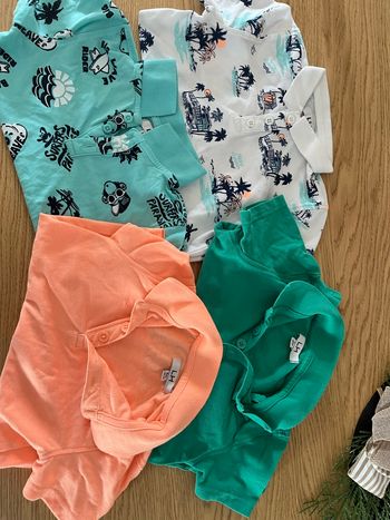 Lot de 4 polos la halle 5 ans