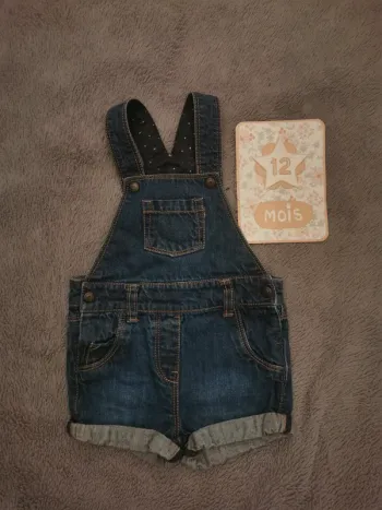 Salopette short Kiabi 12 mois
