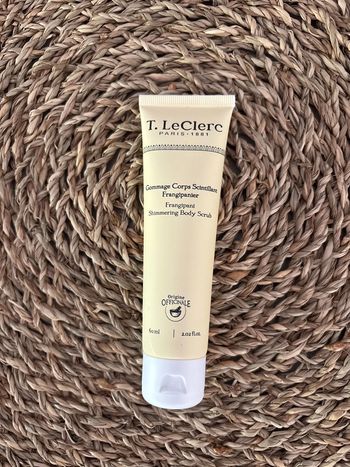 Gommage corps scintillant T. LeClerc – Frangipanier (60 ml)