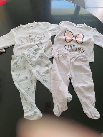 Lot pyjamas disney 18 mois