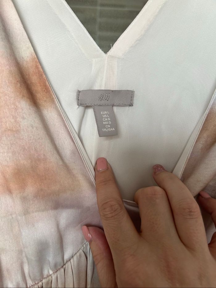 Robe longue satinée H&M - photo numéro 4