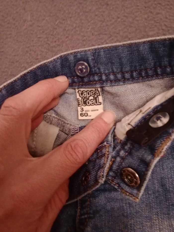 Lot garçon jean et chemise 3 mois c8 - photo numéro 3