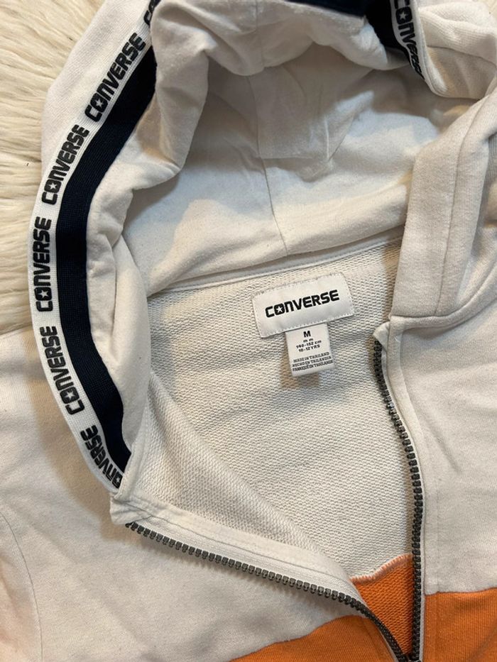 Garçon 👦🏻 Gilet a capuche sport converse taille 10/12 ans - photo numéro 4