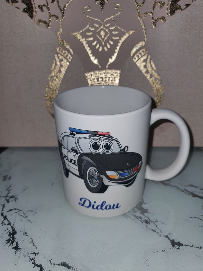 Mug policier personnalisé
