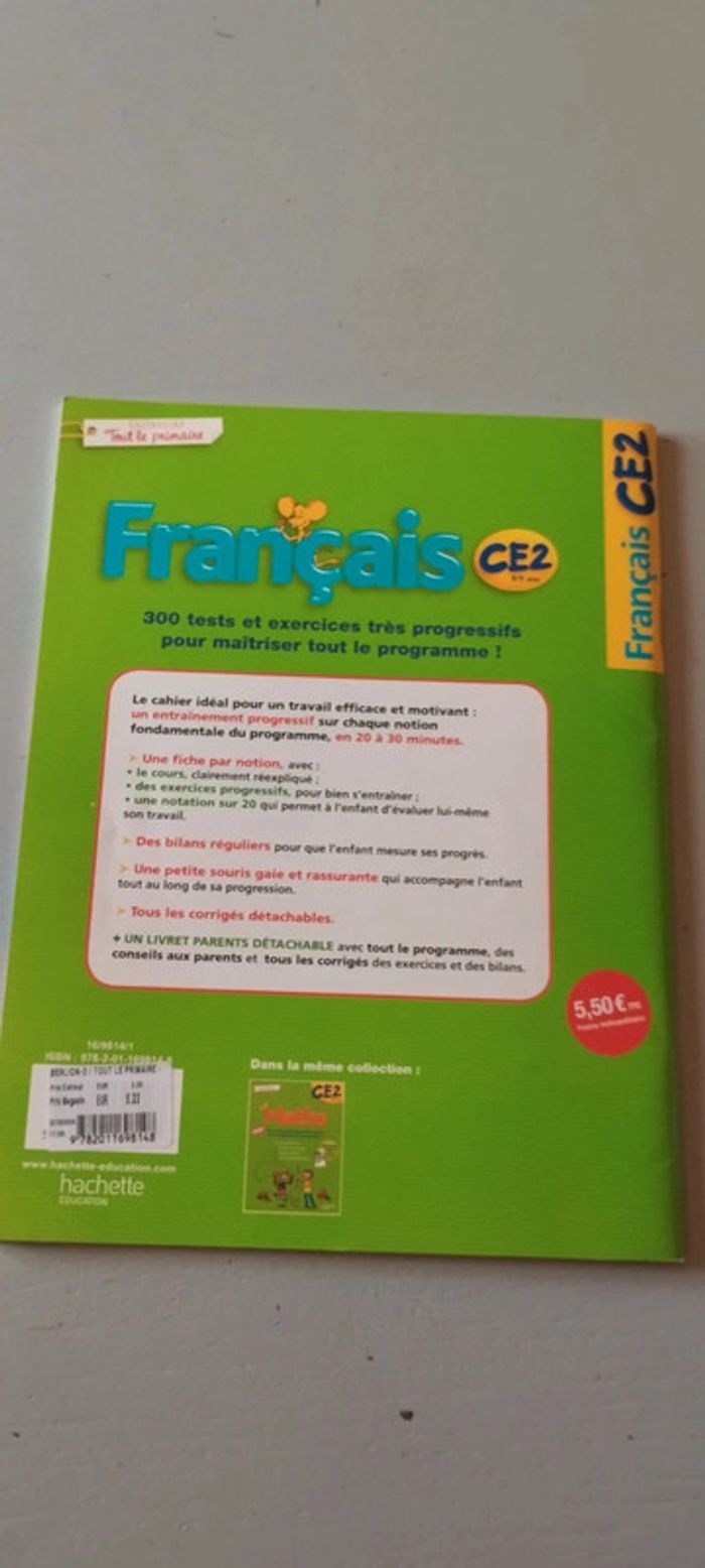 Cahier d'exercices français CE2 - photo numéro 2