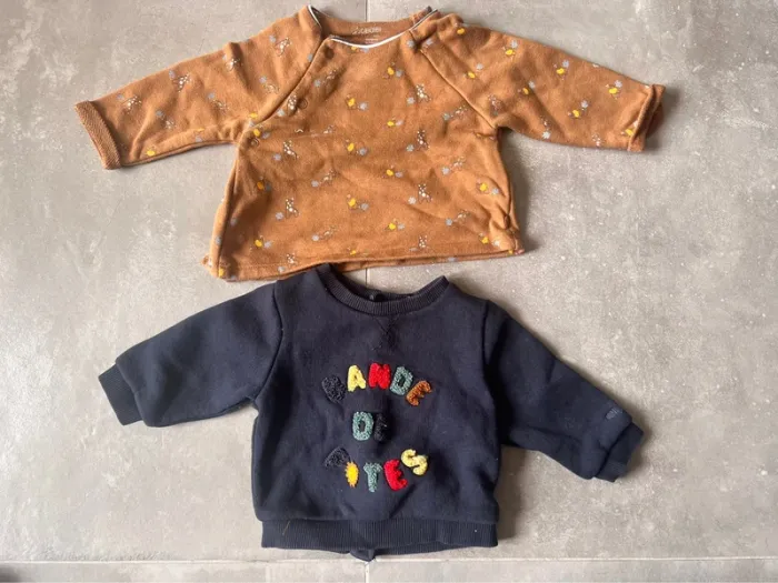 Lot de 2 pull 3 mois