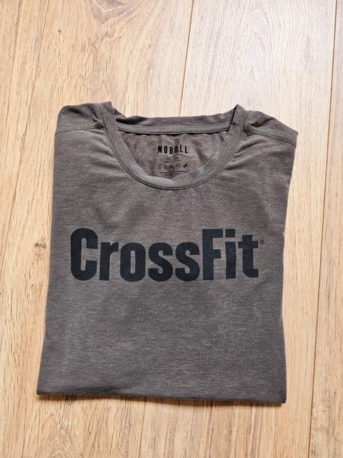 T-shirt Nobull Crossfit kaki L femme