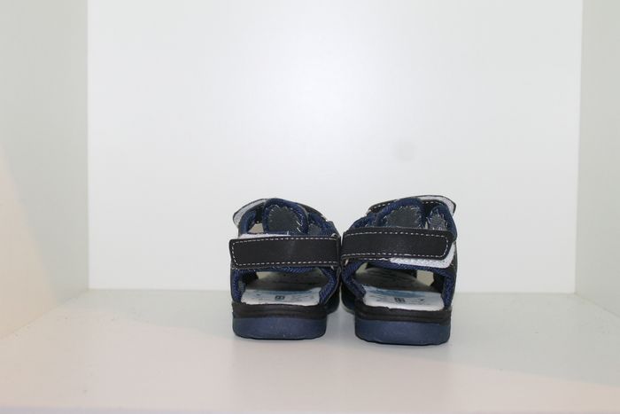 jolie sandales nus pieds noire et bleue 20 - photo numéro 5