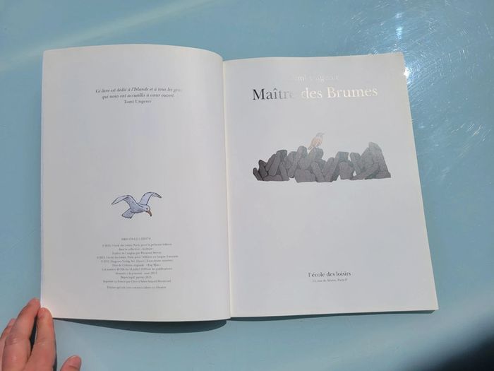 Livre l'école des loisirs couverture souple, Maître des Brumes, Tomi Ungerer - photo numéro 2