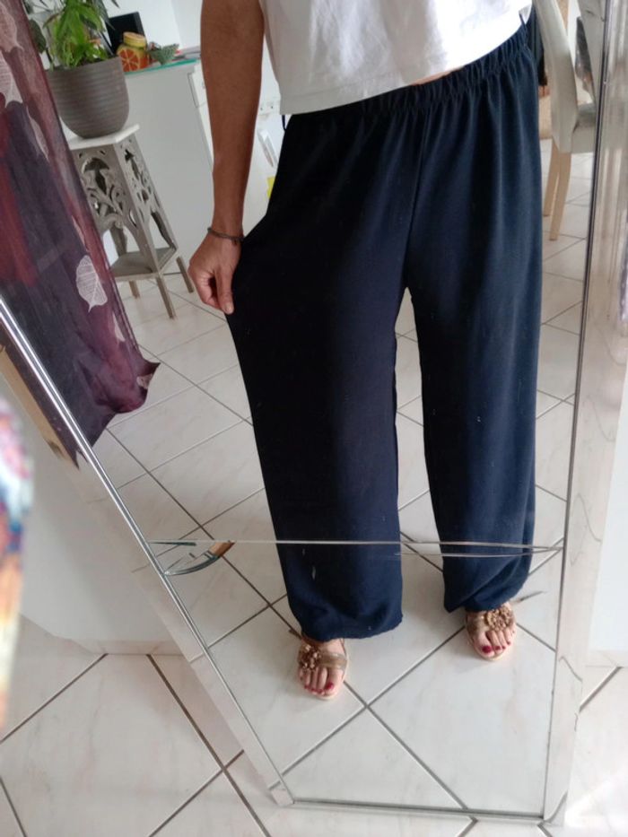 Pantalon fluide femme m noir p - photo numéro 9