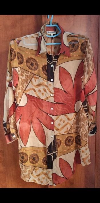 Chemise à motif transparente taille 50