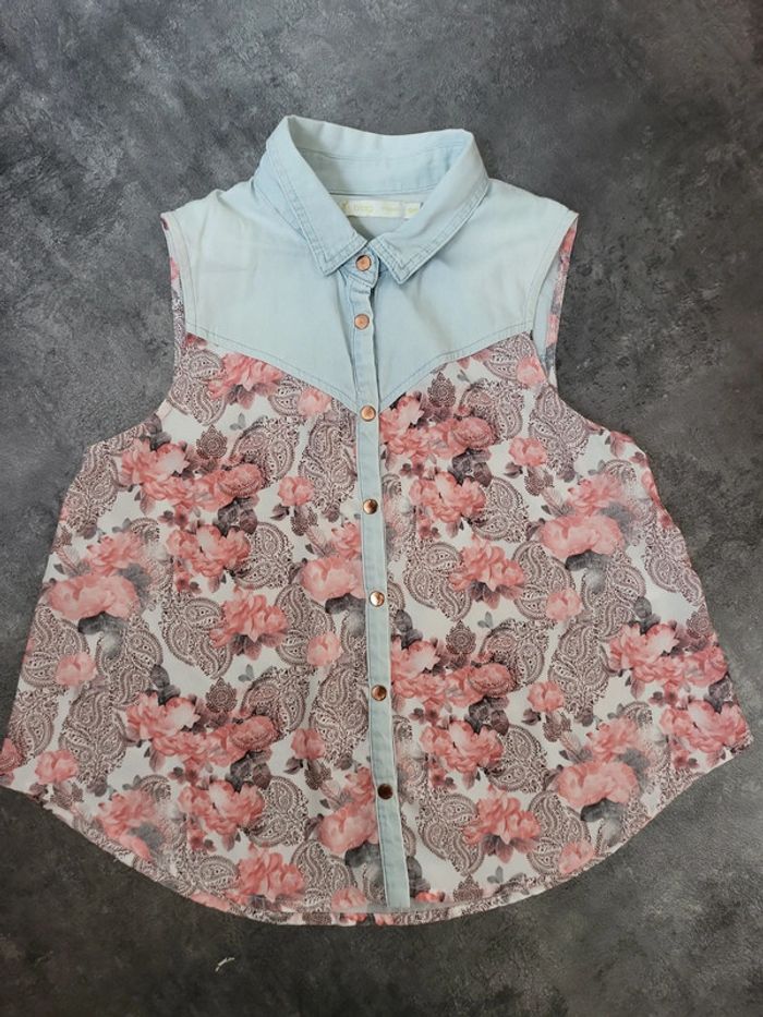 Chemisier fille 10 ans Gémo bon état