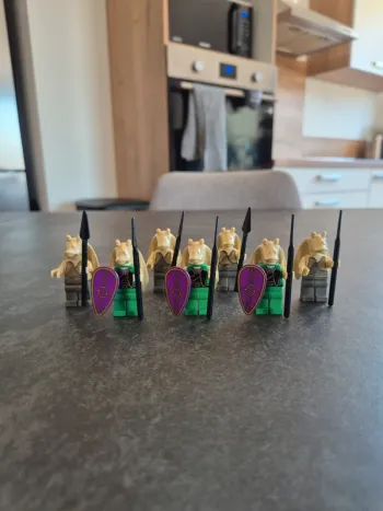 Figurines lego 7 gungans issu du set 7115 star wars