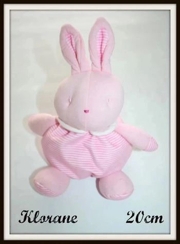 DouDou peluche Lapin de Klorane 20cm