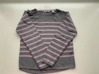 Pull à rayures fille 8 ans
