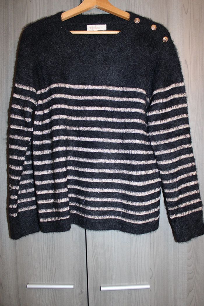 Pull rayé