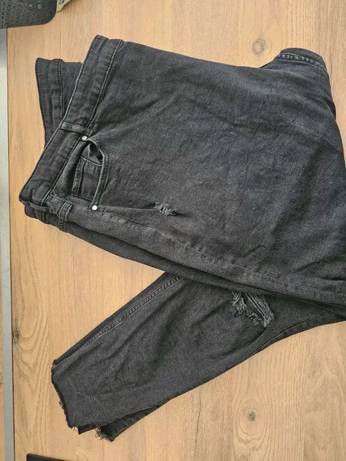 Jeans noir femme 56/58 grande taille / h&m - photo numéro 3