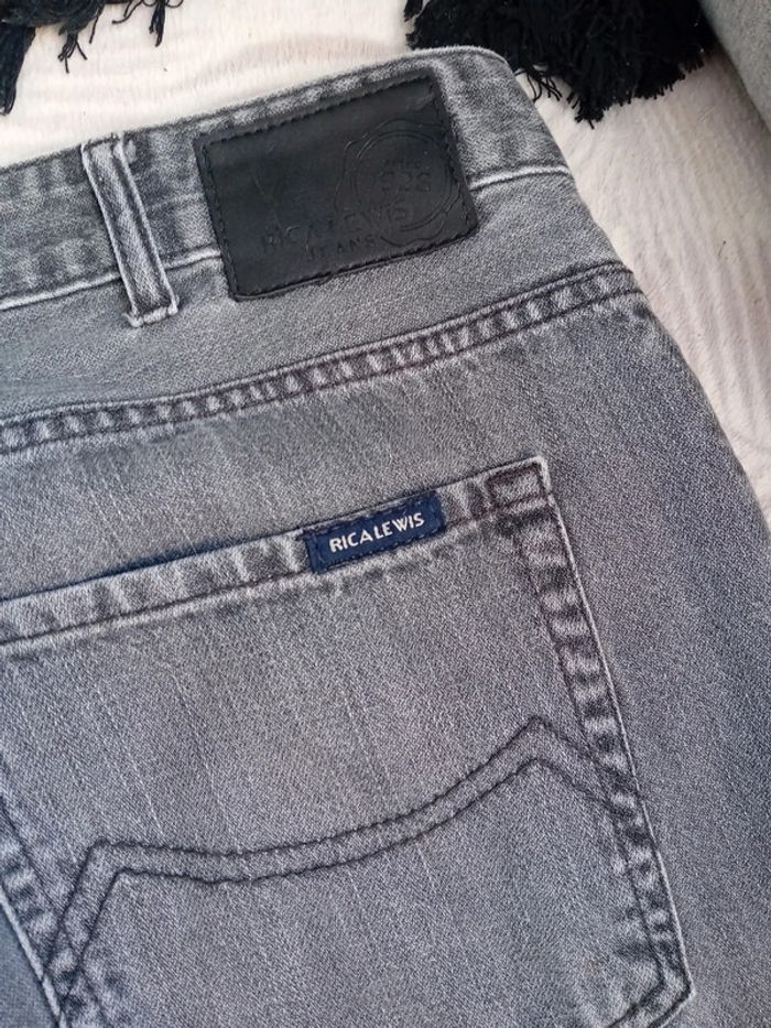 Jeans Homme Taille 46 Gris a fermeture éclair. - photo numéro 3