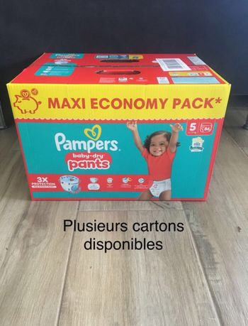 86 couches Pampers baby dry pants taille 5