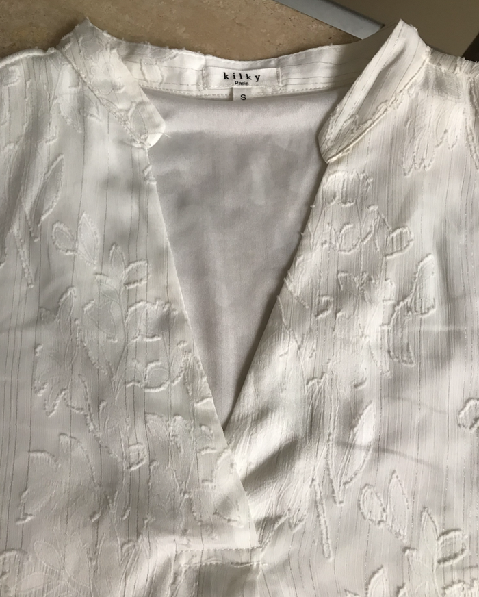 ROBE TUNIQUE "KILKY" BLANCHE - TAILLE : S - photo numéro 4