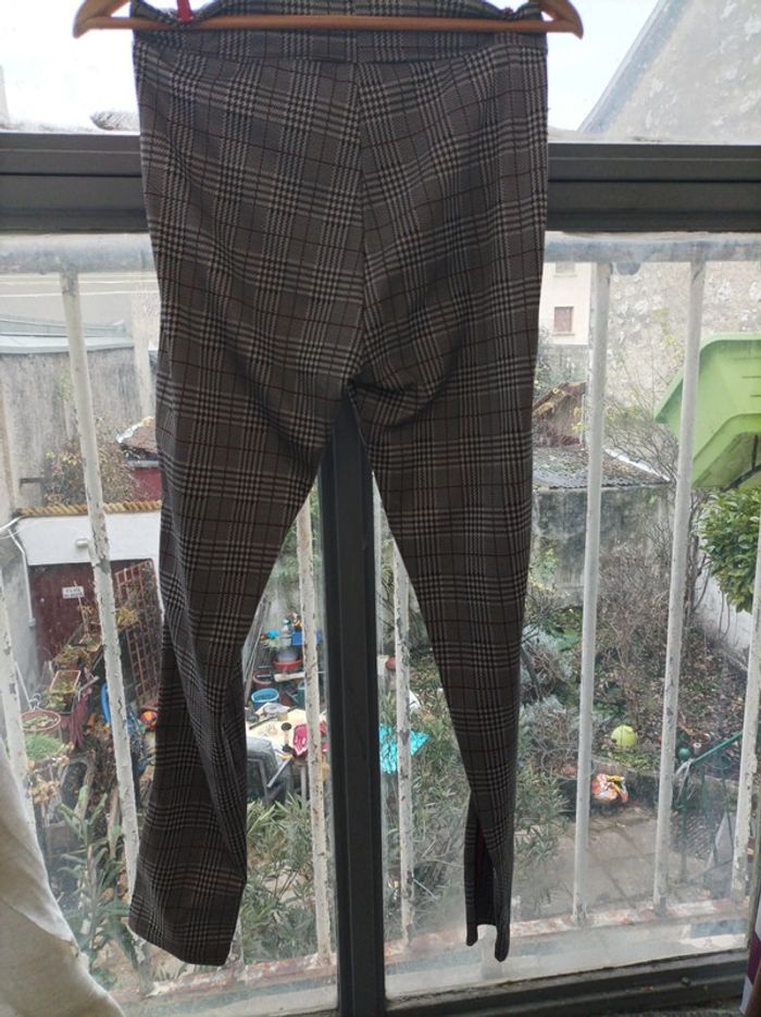Pantalon élastomère Manoukian, types carreaux écossais - photo numéro 4