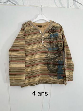 Tee-shirts manches longues 4 ans
