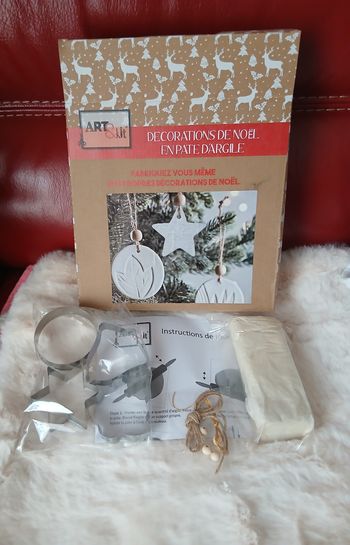 Neuf: Kit déco Noël en pâte d'argile